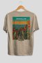 Medellin Colombia Beige Oversize Country City Back Printed Unisex T-Shirt 100% Cotton Premium