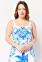 Women Allover Print Midi Dress, Multicolor - 4