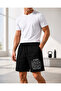 Dc Athletic Series 026 2-Pack Men's Black Printed Economic Shorts Comfortable Fit Summer Casual Bermuda/Shorts - 2