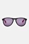 Men SFI015 0703 Round Sunglasses, Black