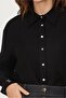 Shirt Collar Viscose Tunic 46699 - 3