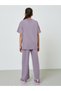 Teens Badge Relaxed Fit T-Shirt And Wide Leg Joggers Set - 5