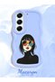 Tecno Camon 40 Pro 5g Compatible Case Camera Protector Blue Silicone Couple Phone Case Girl Pattern - 2