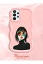 Samsung Galaxy A23 Compatible Case Camera Protector Pink Silicone Couple Phone Case Girl Pattern - 2