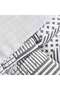 Boston Geo 3 piece Full Comforter Set 160x220cm - Grey - 3