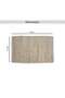 Terrana Handwoven Jute & Cotton Dhurrie 60x90cm - Natural - 5
