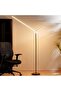 Glowmer 18W Integrated Floor Lamp 100x28x150cm - Matt Black - 2