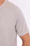 Men's Athlete Crew Neck T-Shirt Gray-5017 - 6