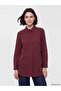Lcw Modest Women's Plum Textured Shirt Tunic