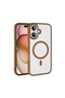 iPhone 16 Plus Case Magsafe Transparent Back Face Camera Raised Silicone Gzst