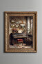 Nostalgic Piano Corner - Vintage Patterned Table - Thick Model