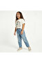 Round Neck Short Sleeves T-shirt with Unicorn Sequin Detail - 3