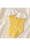 Baby Girl Children's Lace Knee High Socks Cotton Ribbed Ruffle 1 Pair - 2