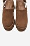 Caldris Tan Suede Genuine Leather Closed-Front Thick-Soled Women's Sandals - 2