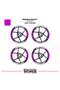 Rks srk125r wide rim cover sticker label model 16-piece set sticker high quality - 2