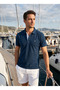 Polo Collar Slim Fit Embroidered 100% Cotton Premium T-Shirt