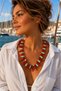Coral-Inspired Turquoise Detailed Design Necklace, Special Design with the Summer Elegance of Handcrafted Artistry. - 4