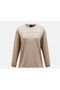 W Trail Polartec Crew Women's Casual Sweatshirt G79810010T Beige - 3