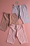 Nutelis |   3-Piece Girls' Cotton Short Leggings Soft Flexible Breathable for Daily Use
