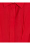 Red Pleated Women's Shirt - 3