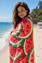 Digital Printed 70X150Cm Watermelon Patterned Beach Towel - Bath Towel - Sea Towel