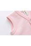 H&C 100% Cotton 3-Piece Baby Vest with Snap Fasteners Sleeveless Inner Vest - 4