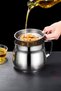 1500 ml Stainless Matte Steel Waste Oil Strainer Oil Filtering and Storage Container Mt276 - 2