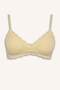 100% Cotton Lace Detailed Detachable Cap Detachable Pads Non-Wired Light Yellow Bralet G7762Ax26S - 6
