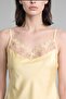 Regular Fit Strappy Tulle Detailed Satin Pajama Set H0353Ax26Sm - 4