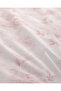 Noelie Single 100% Cotton Ranforce Printed Sheet and Duvet Cover Set - Powder - 6