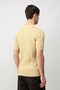 Yellow Textured Knitted Men's Knitwear T-Shirt - 5