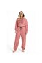 Women's Crop Tracksuit Set 100% Cotton Three Thread Ribbed