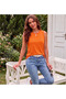 Women's Open Shoulder (Plain, Unprinted) Strappy T-Shirt (100% Cotton/Combed Cotton)