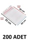 200 Pieces 30 X 30+5 cm Adhesive Transparent Glossy Opp Bags Dowry Bags