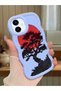 Samsung Galaxy A06 Compatible Case Camera Protector Blue Silicone Couple Phone Case Tree Pattern