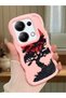 Redmi Note 13 Pro 4g Compatible Case Camera Protector Pink Silicone Couple Phone Case Tree Pattern