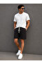 Premium Quality Basic T-Shirt + Raw Linen Shorts Two-Piece Set