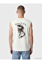 Esvab • Modern & Distinctive Zero Roba Collar Lettering Printed Men's Sleeveless T-Shirt - 5
