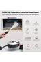 Steam cleaner 2500W Portable Handheld, High Temperature Pressurised Cleaning Machine 1.5L tank with Brush Heads for Kitchen, Furniture, Bathroom, Car, AC cleaning, (White) - 7