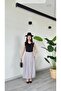 Women's Elastic Waist Skirted Trousers - 3