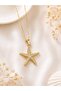316L Steel Starfish Gold Necklace Stylish & Elegant - 2