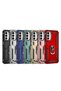 Galaxy M23 Case Camera Protector Magnetic Stand Tank Protection Brsa - 2