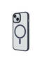 iPhone 14 Case Magsafe Supported Camera Raised Matte Anti-Fingerprint Silicone Brsa - 4