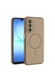 Galaxy A17 Case with Camera Lens Protection Magsafe Supported Silicone Brsa