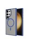 Galaxy S24 Ultra Case Magsafe Supported Camera Raised Matte Anti-Fingerprint Silicone Omsy