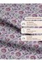 100% Cotton Satin Fabric 100X155 cm Lilac Purple Floral Patterned Decorative Patchwork Fabric - 5