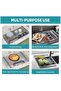 Expandable Roll Up Dish Drying Rack Up to 22.8''with 2 Storage Baskets,Over The Sink Kitchen Rolling up Dish Drainer Drying Rack, Foldable,Rollable,for Kitchen Dishes(Expandable Width Size) - 5