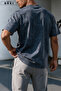 Trust Issue Printed Oversize T-Shirt & Gray Pants Tracksuit Set - 4