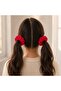 Knitted Pompom Hair Clip - Bulut Scrunchie Handmade - 2-Piece Handmade Knitted Clip - 3