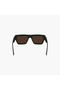 Jeans 55 MM Brown Rectangle Sunglasses | CKJ23653S - 8